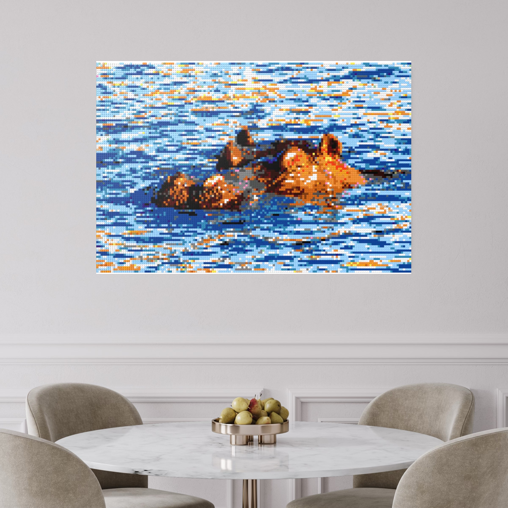 Hippopotamus in Water