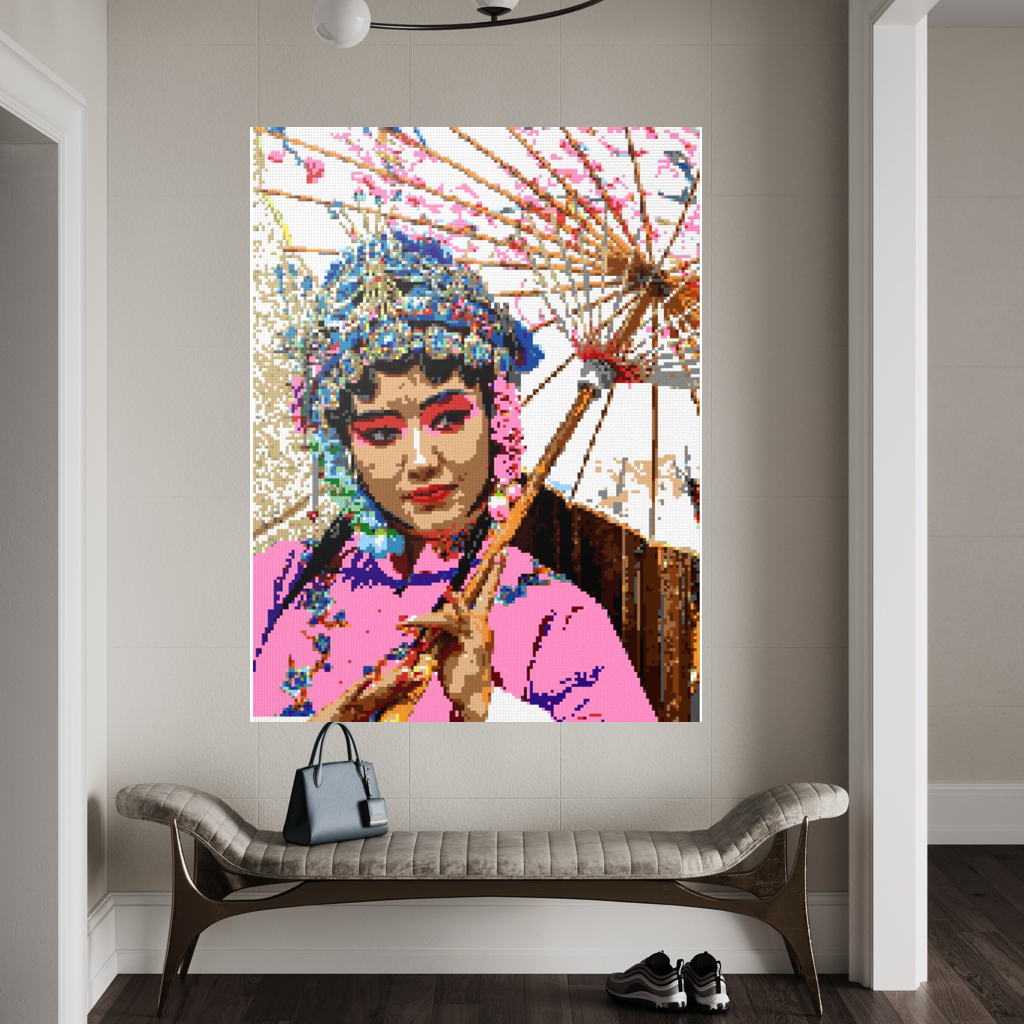 Woman in Traditional Chinese Clothing