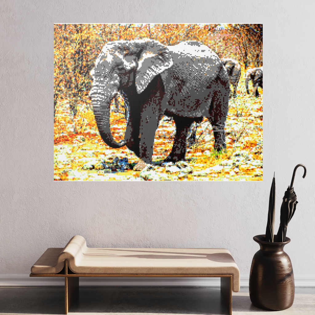 African Elephant Portrait
