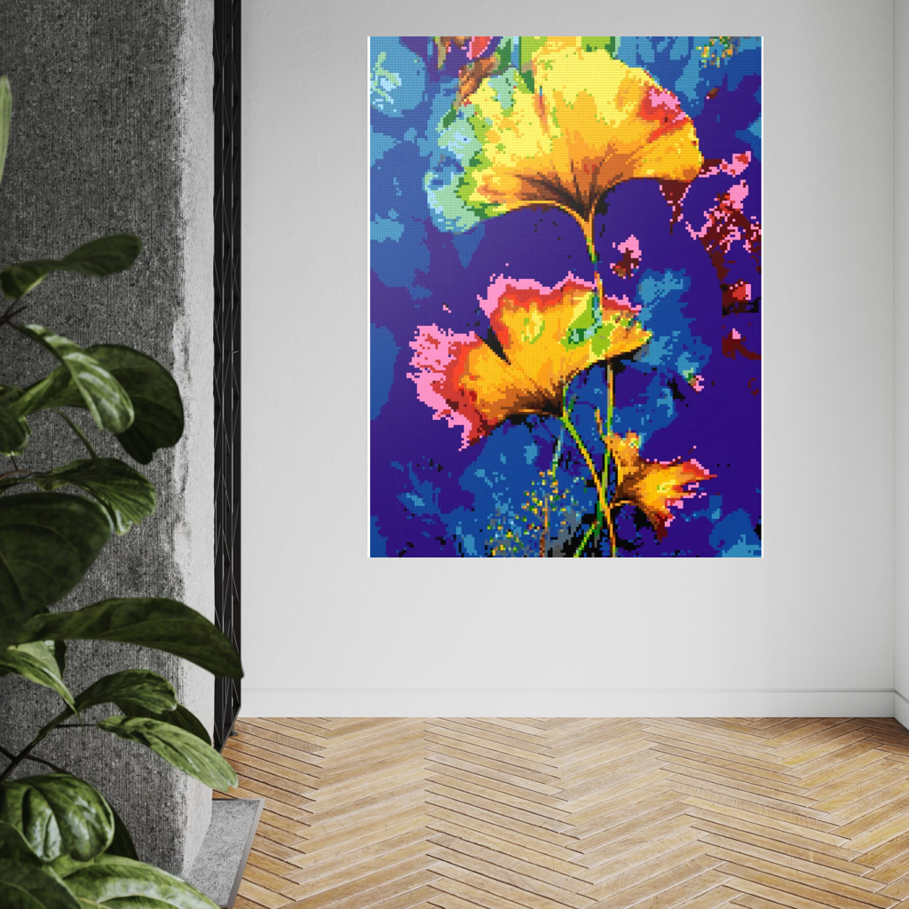 Ginkgo leaves Mosaic