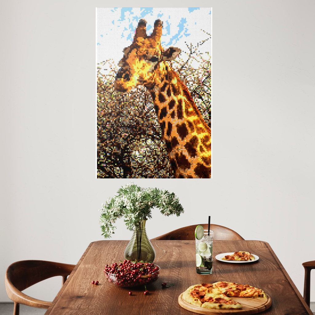 African Giraffe Portrait