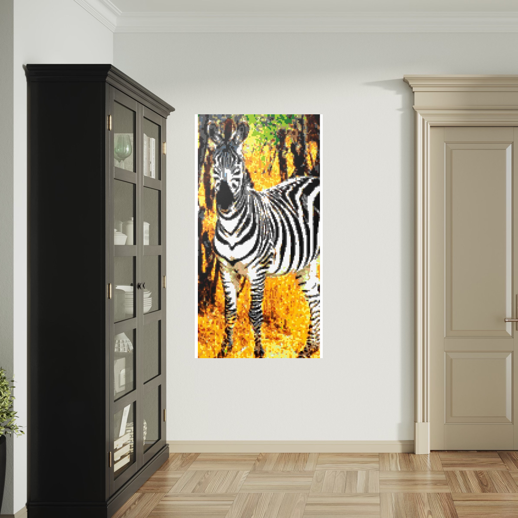 African Zebra Portrait