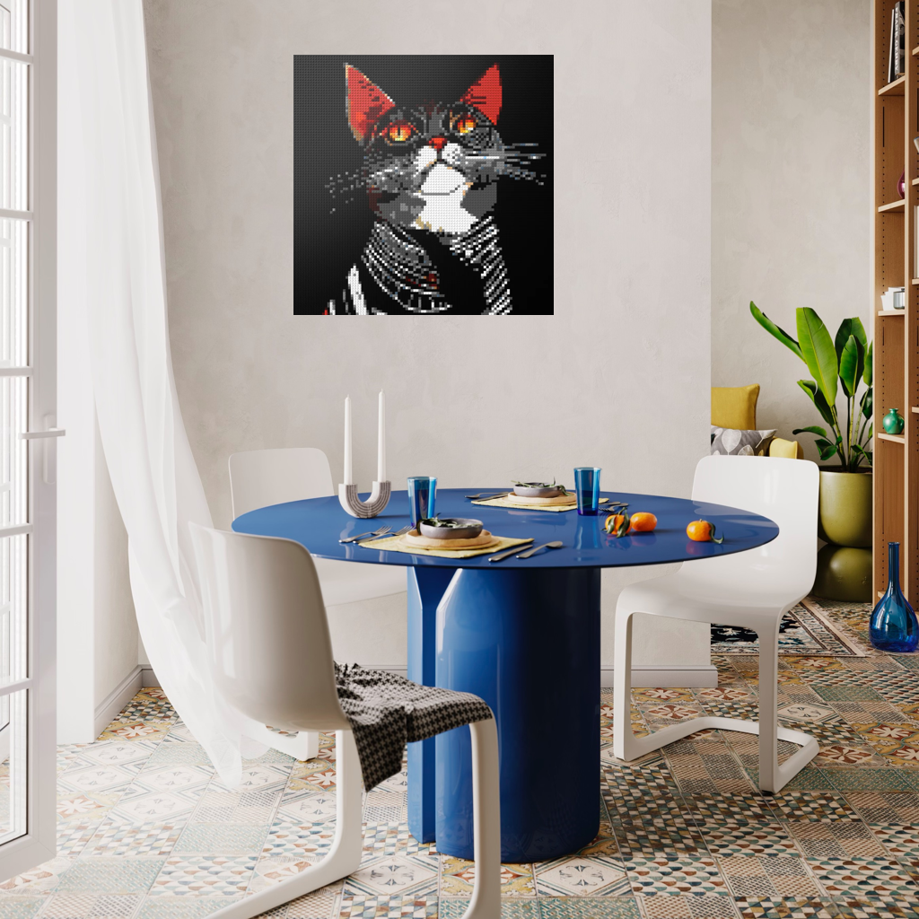 Cat Star mosaic
