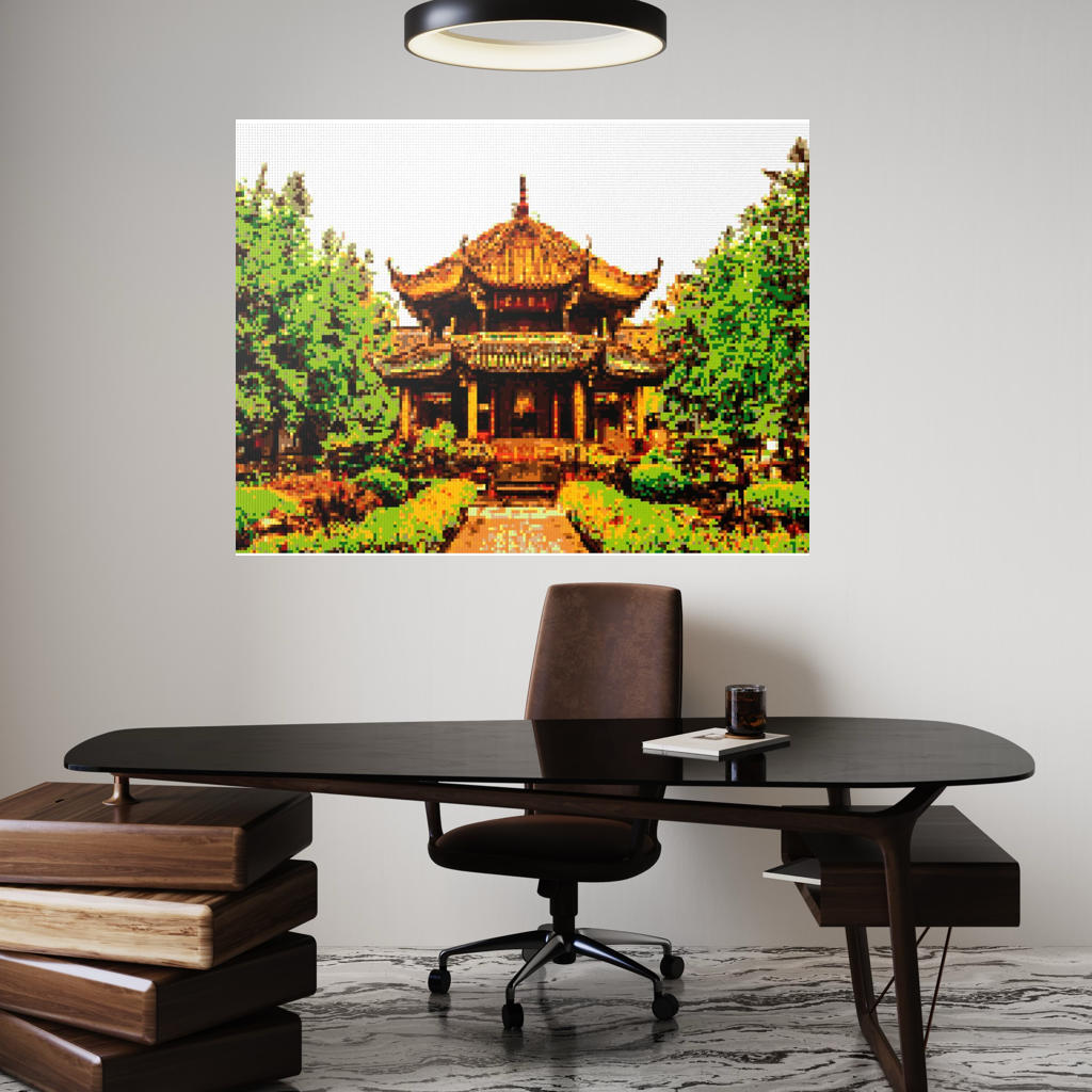 A Taoist temple in Taipei, Taiwan