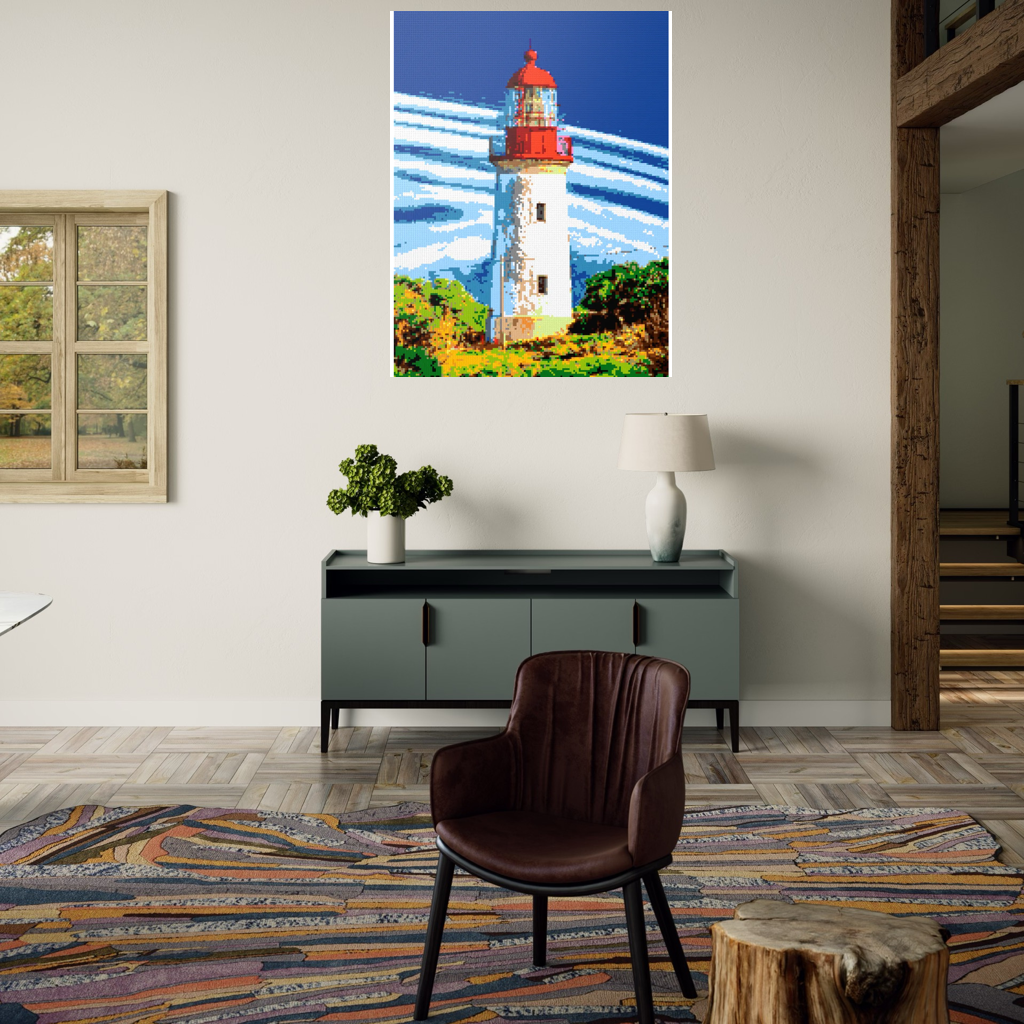 An old rustic lighthouse in Victoria, Australia
