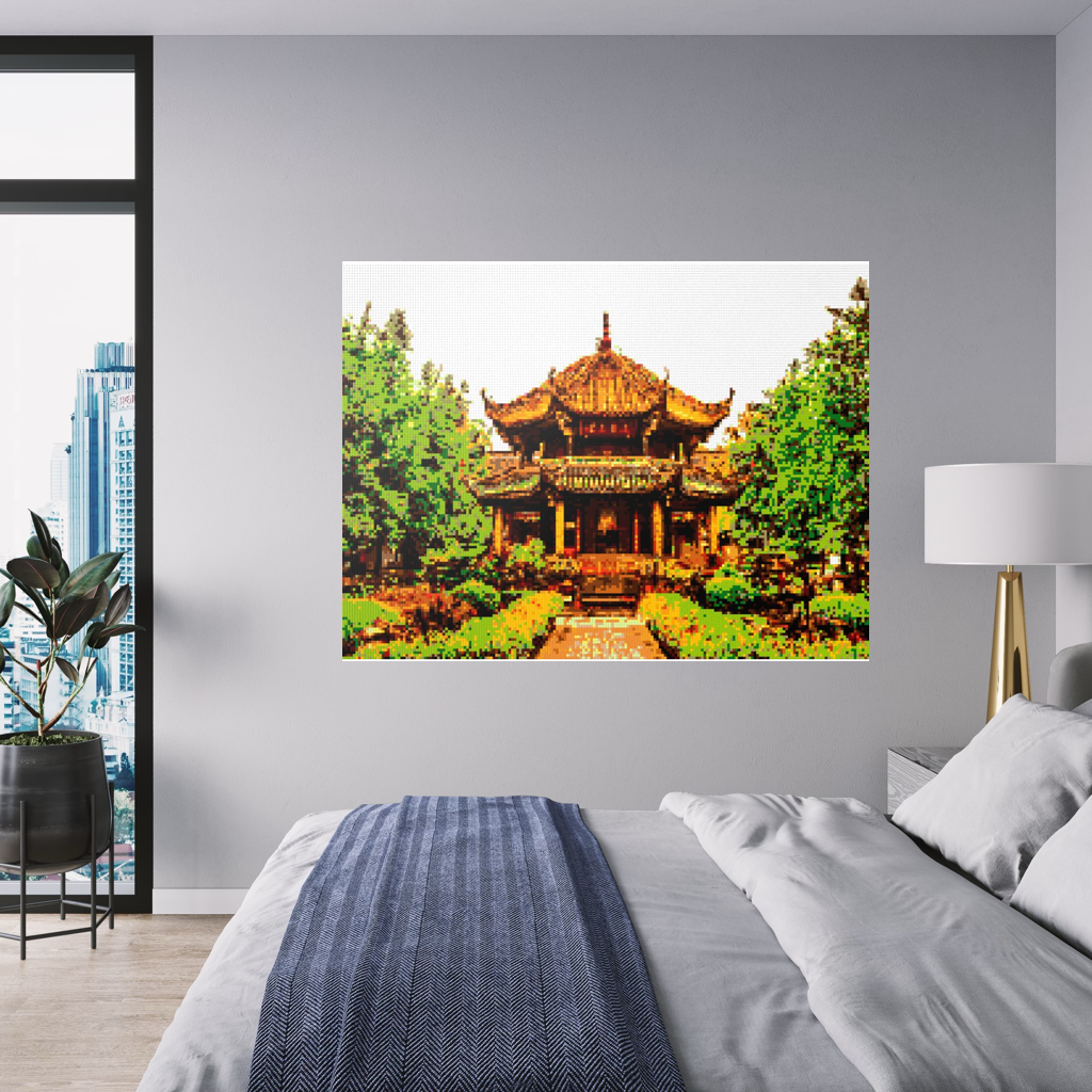 A Taoist temple in Taipei, Taiwan