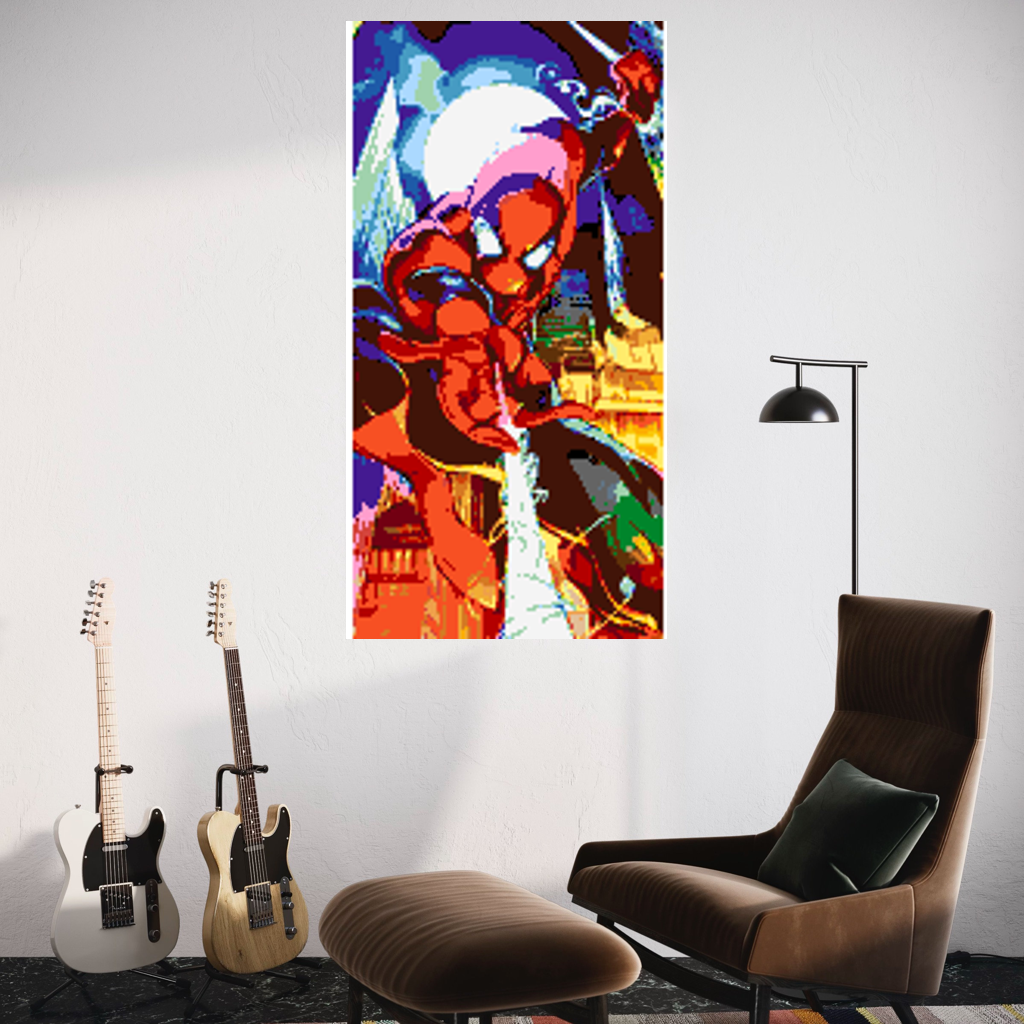 Spiderman Mosaic Interpretation