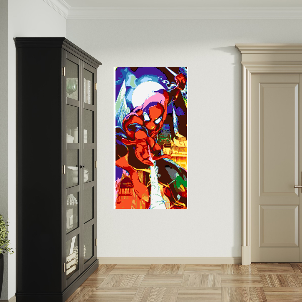 Spiderman Mosaic Interpretation