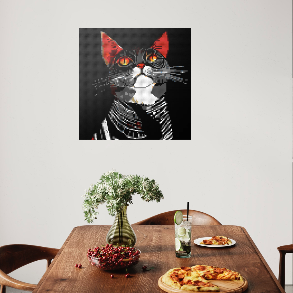 Cat Star mosaic