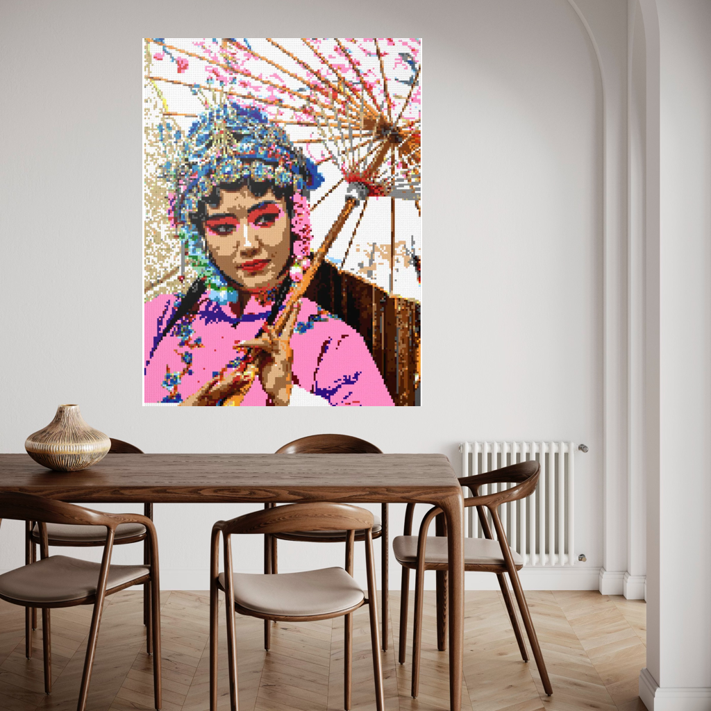 Woman in Traditional Chinese Clothing