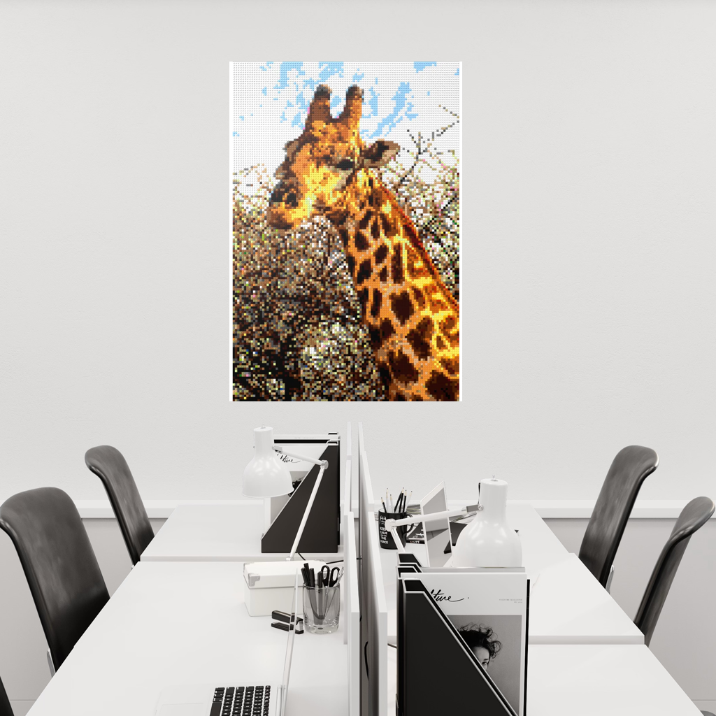African Giraffe Portrait