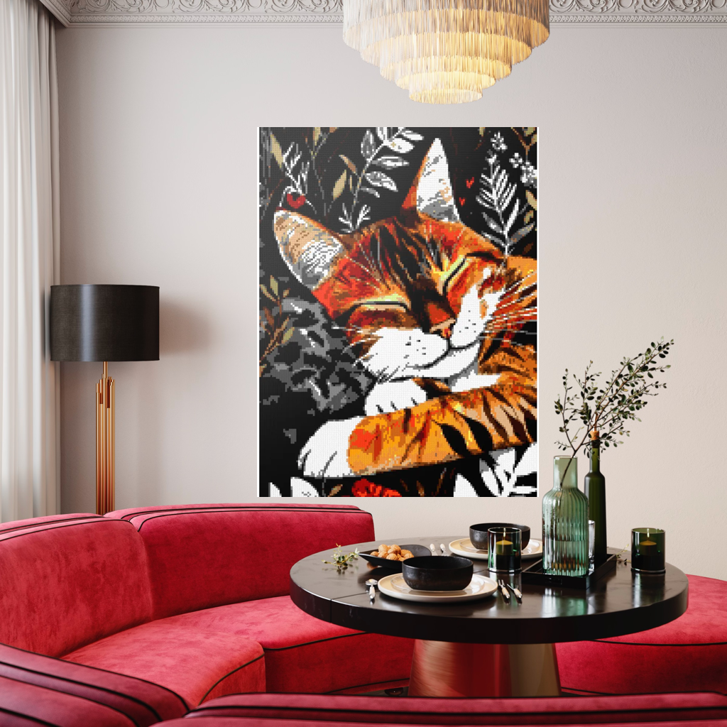 Richard the cat mosaic