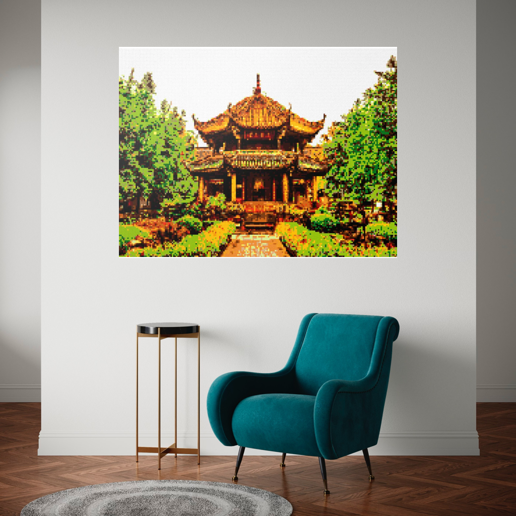 A Taoist temple in Taipei, Taiwan
