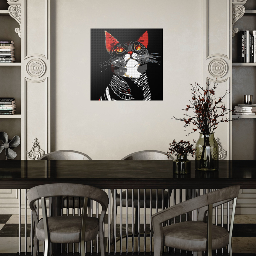 Cat Star mosaic