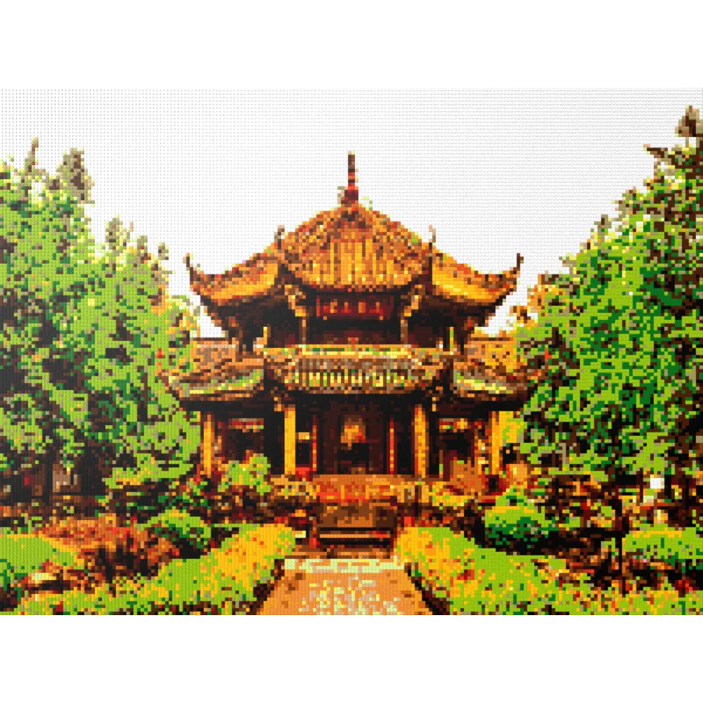 A Taoist temple in Taipei, Taiwan
