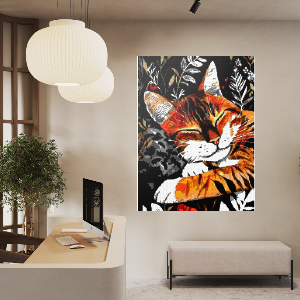 Richard the cat mosaic