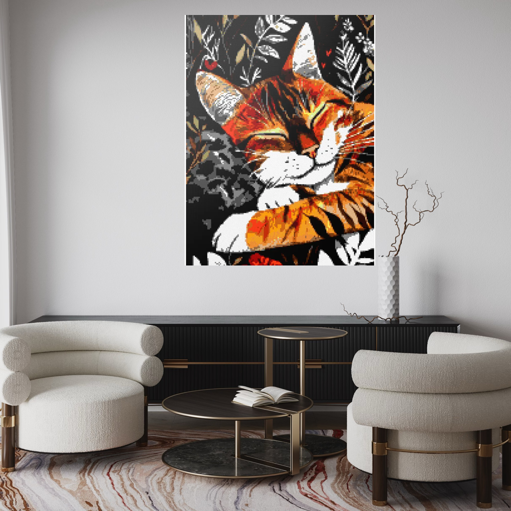 Richard the cat mosaic