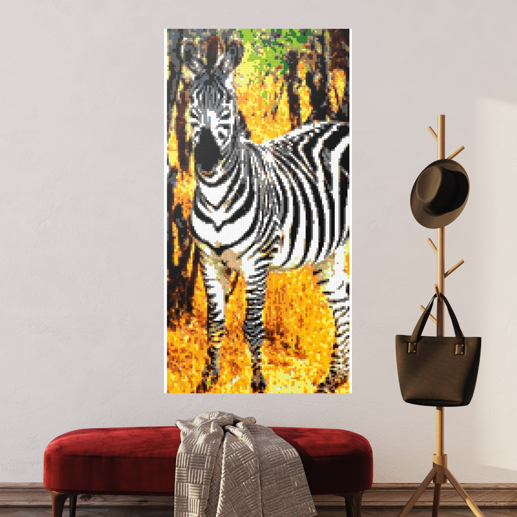 African Zebra Portrait