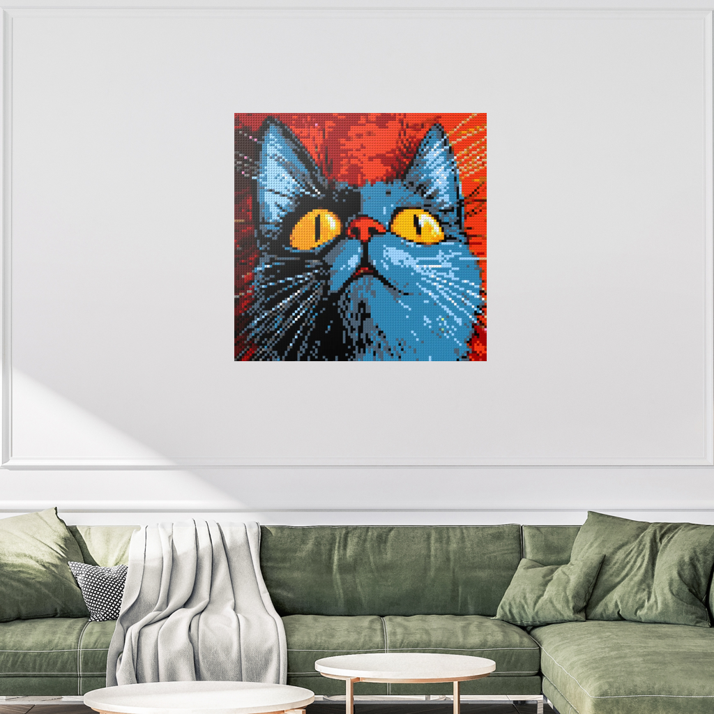 Cat Toby mosaic