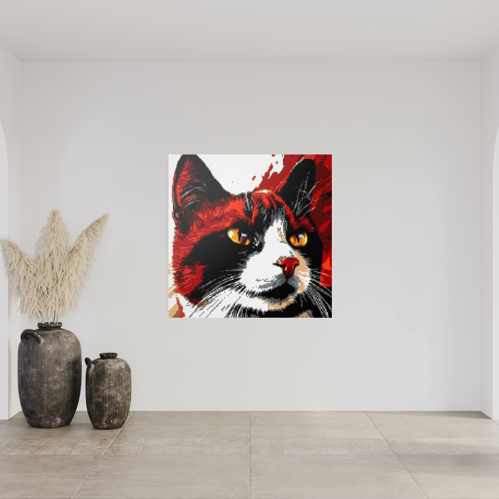 Cat Leo mosaic