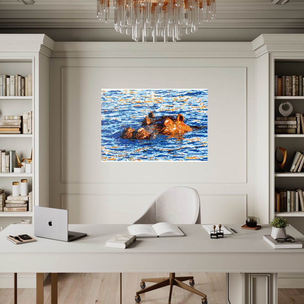 Hippopotamus in Water