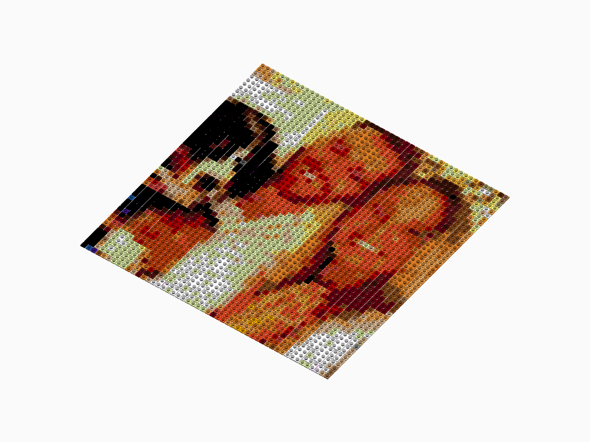 Custom Brick Mosaic