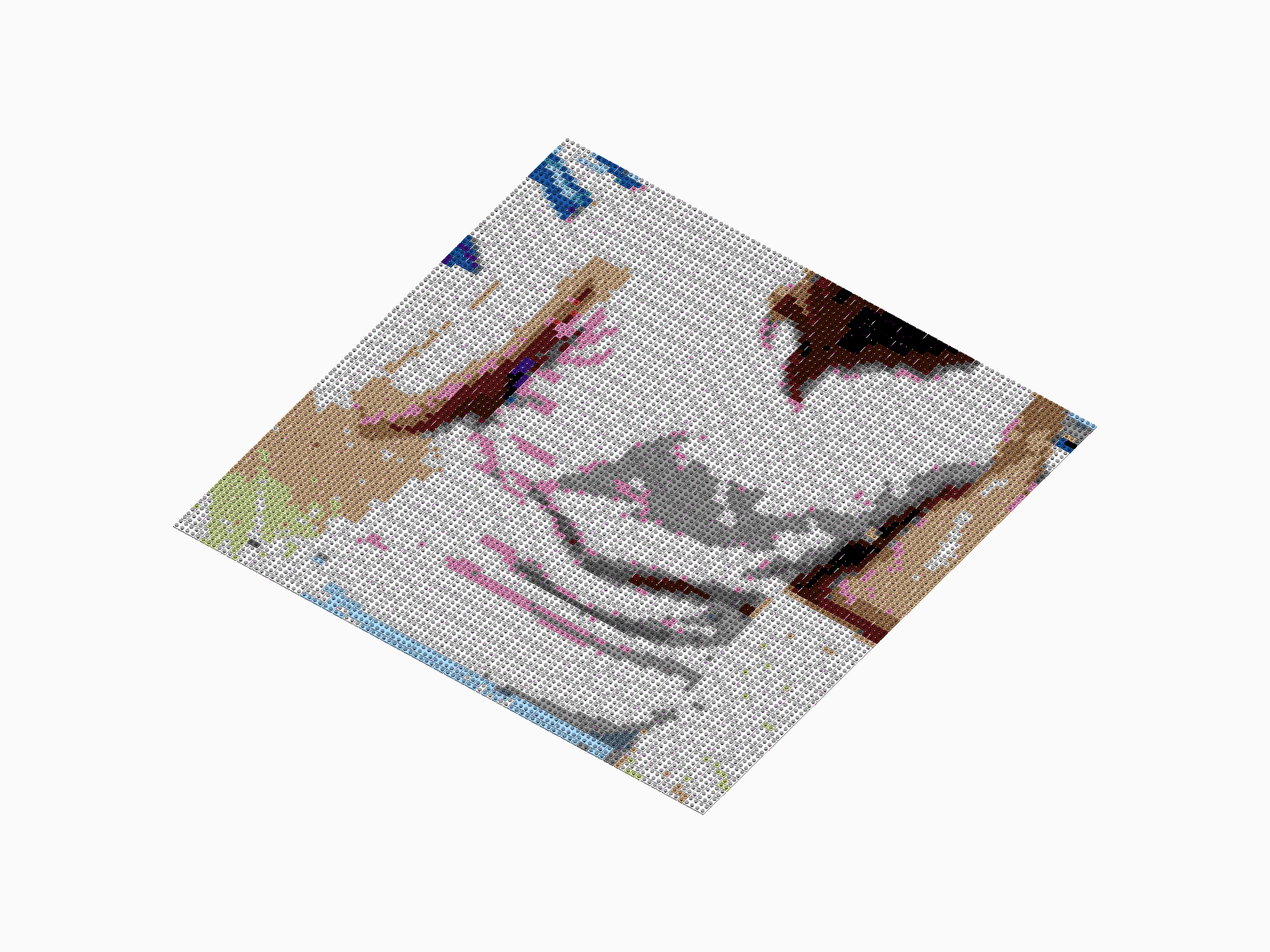 Custom Brick Mosaic