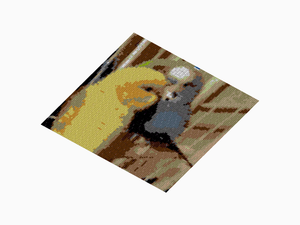 Custom Brick Mosaic
