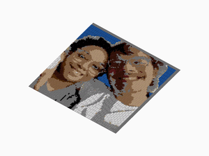 Custom Brick Mosaic