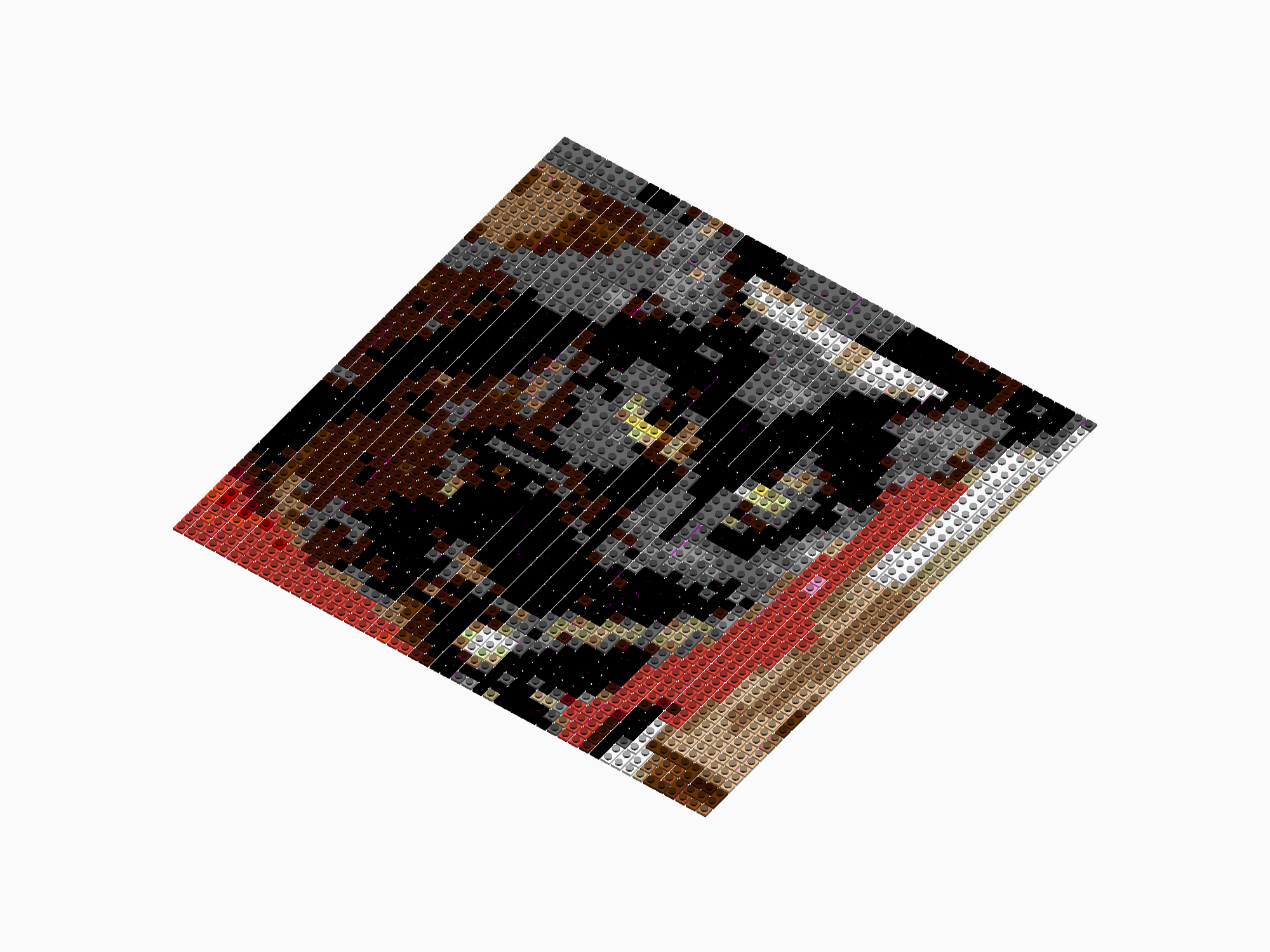Custom Brick Mosaic