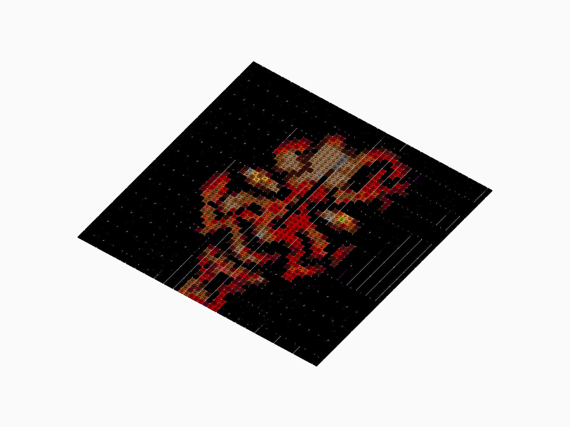 Custom Brick Mosaic