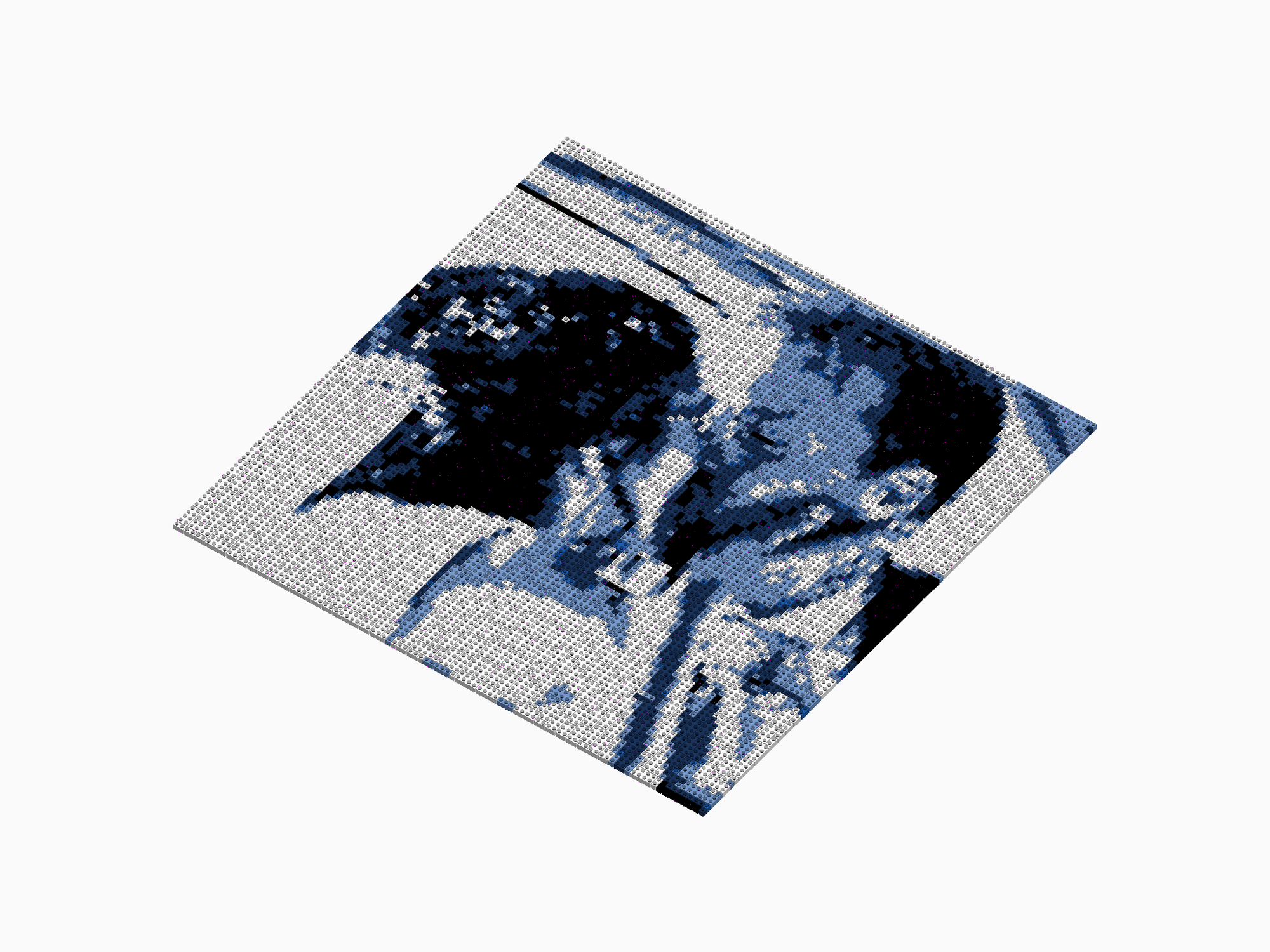 Custom Brick Mosaic