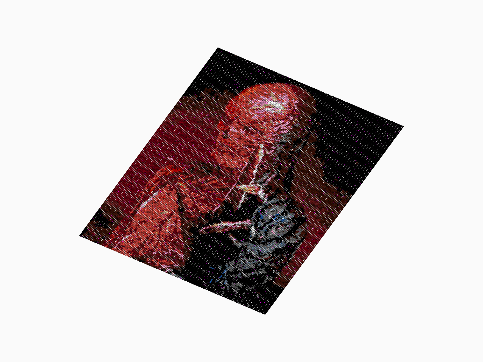 Custom Brick Mosaic