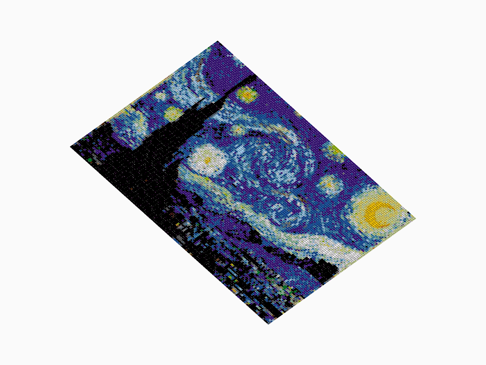 Custom Brick Mosaic