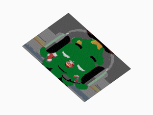 Custom Brick Mosaic