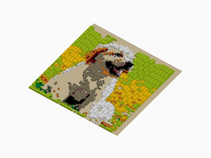 Custom Brick Mosaic