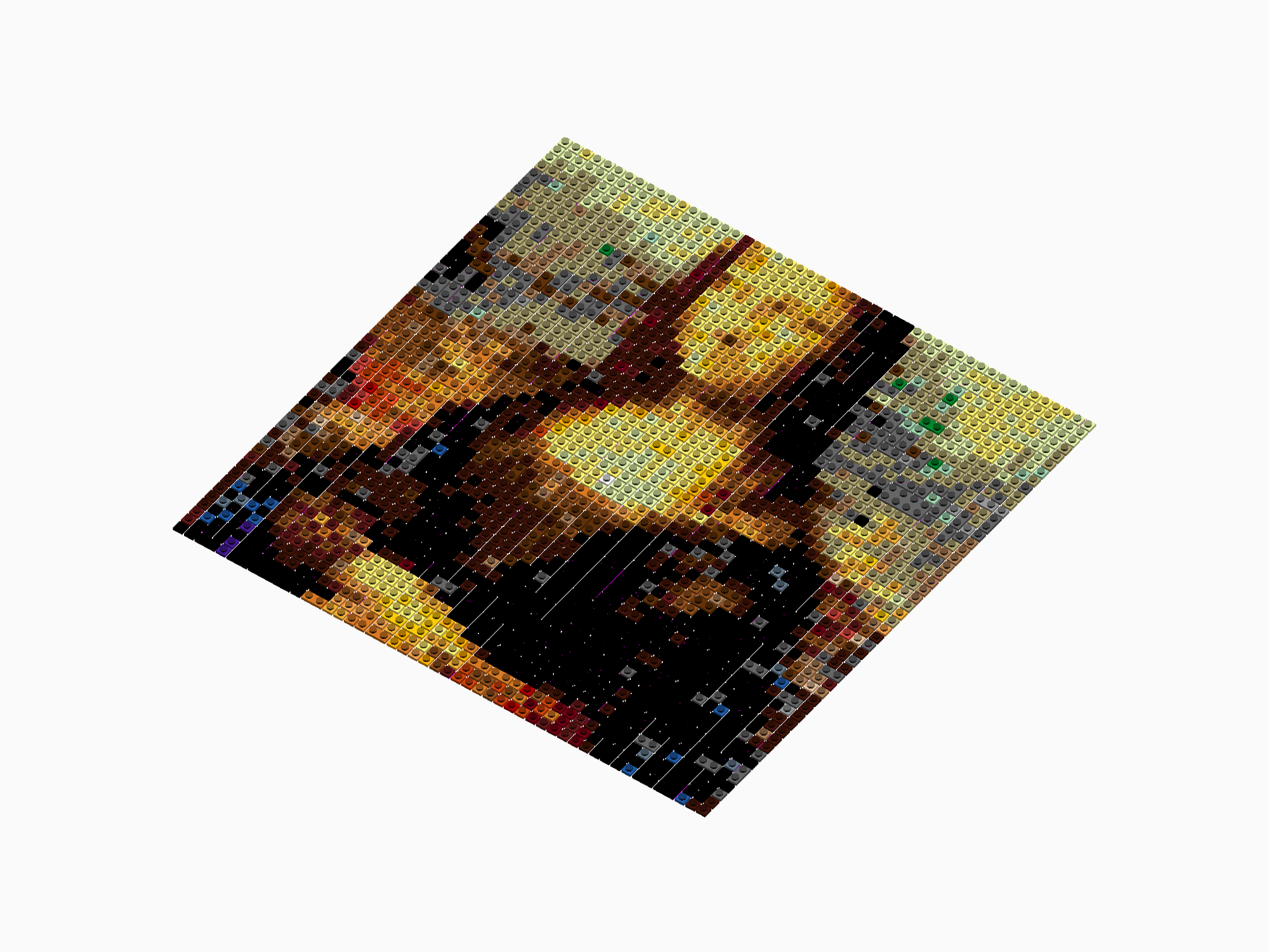 Custom Brick Mosaic