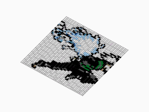 Custom Brick Mosaic