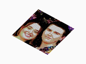 Custom Brick Mosaic