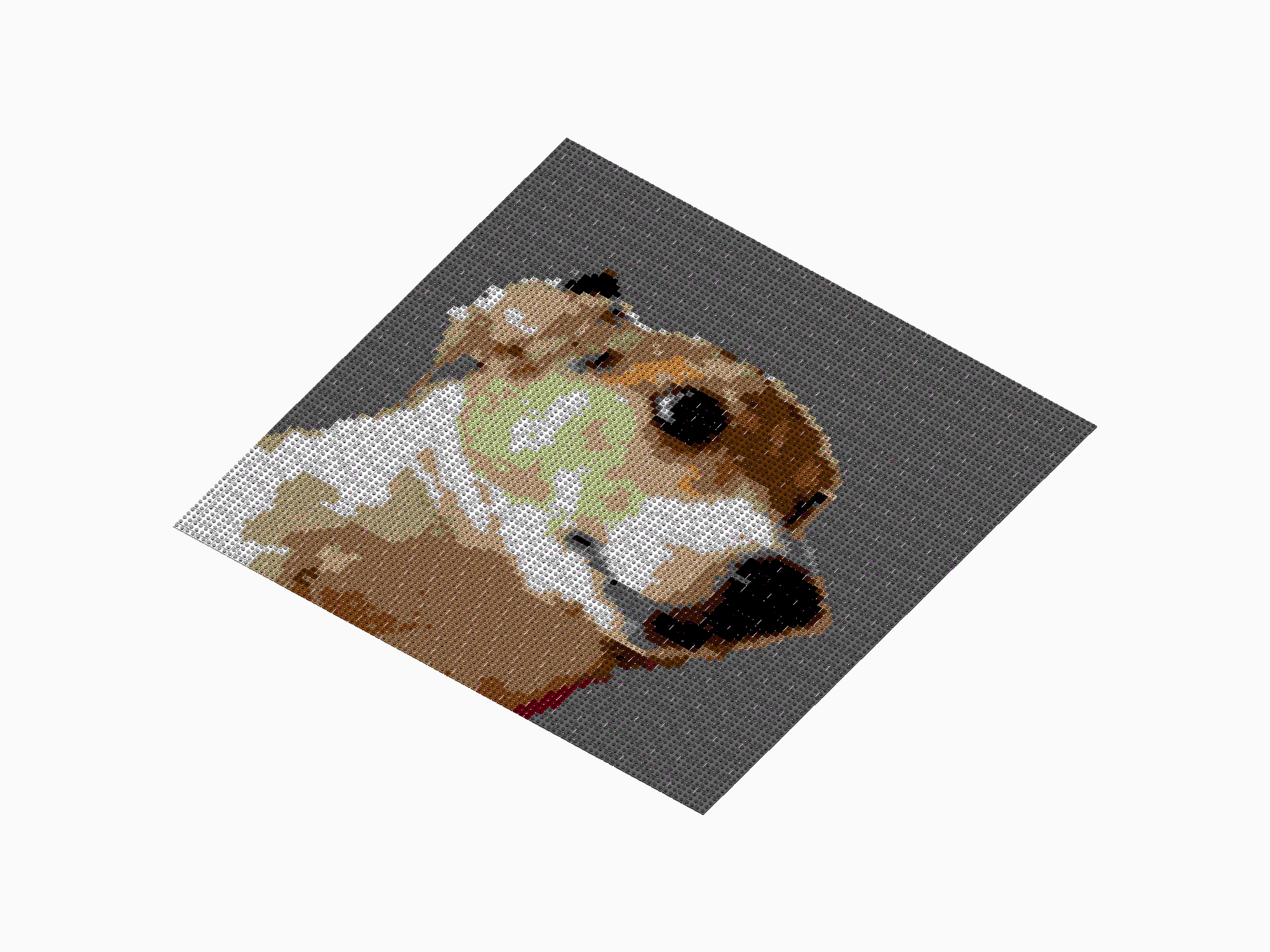Custom Brick Mosaic