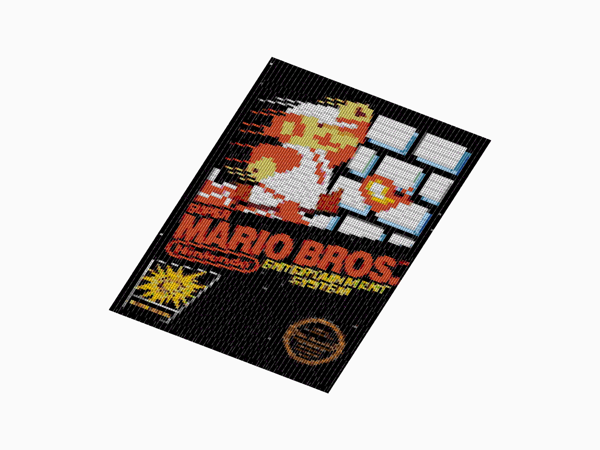 Custom Brick Mosaic