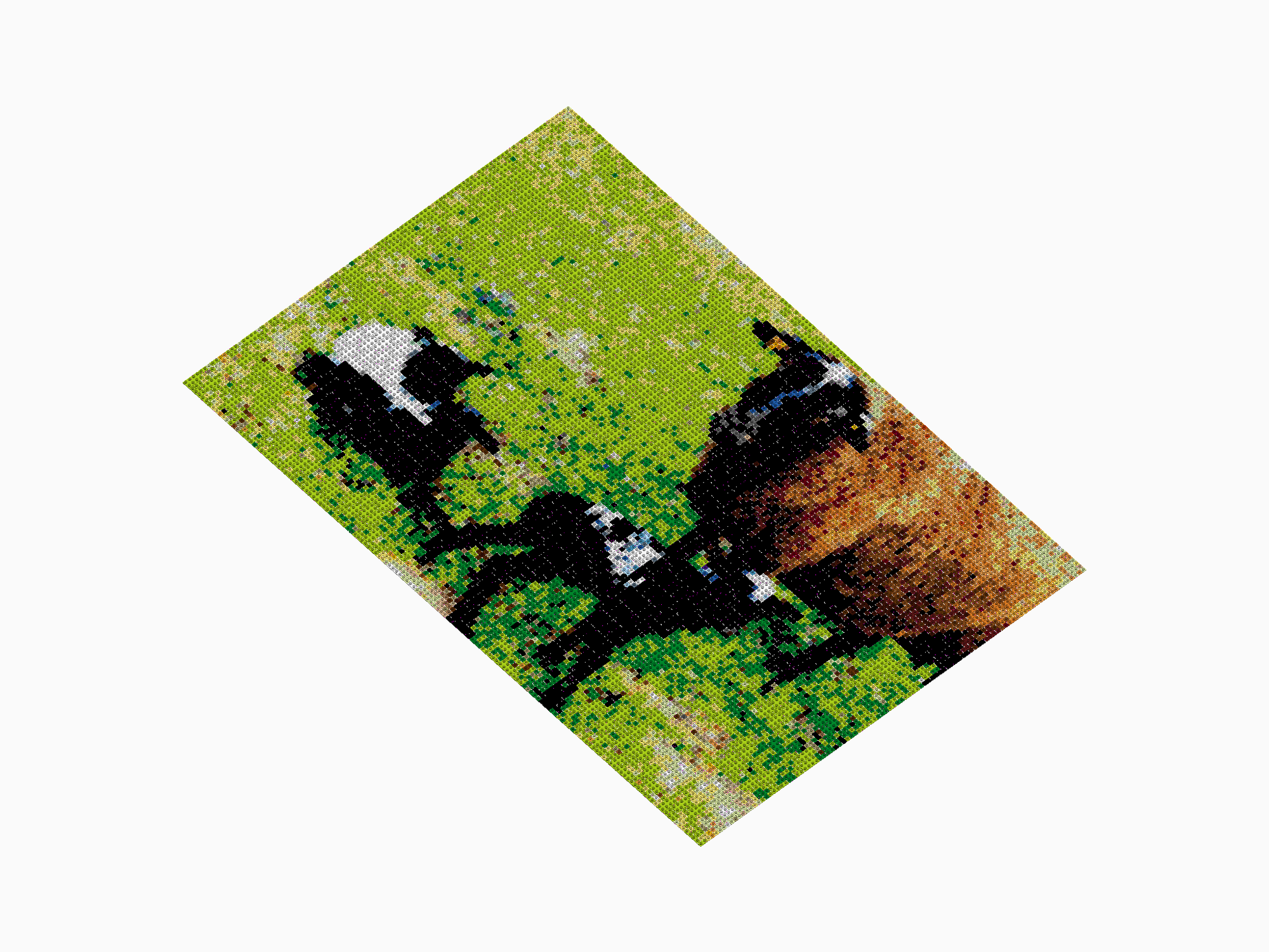 Custom Brick Mosaic