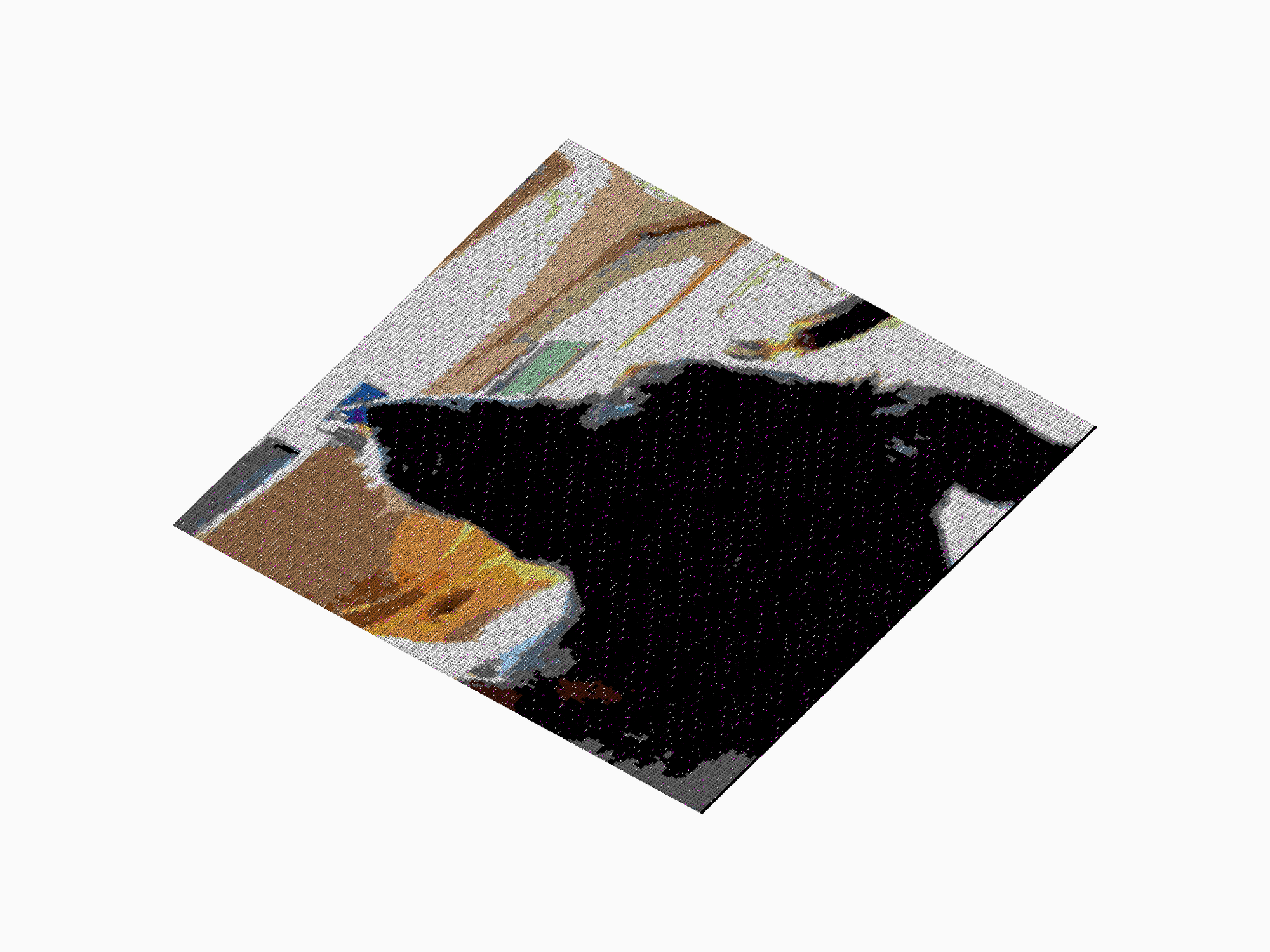 Custom Brick Mosaic
