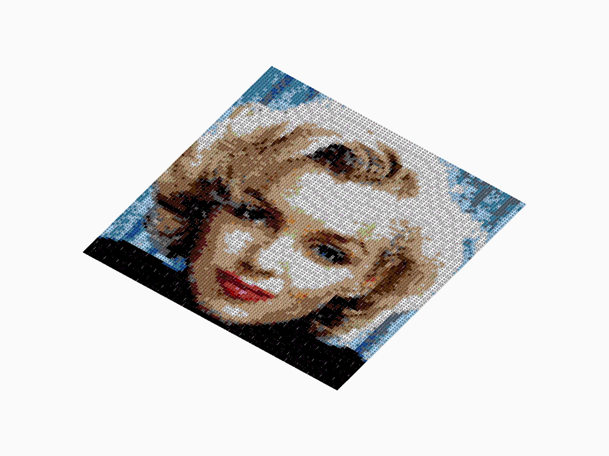 Custom Brick Mosaic