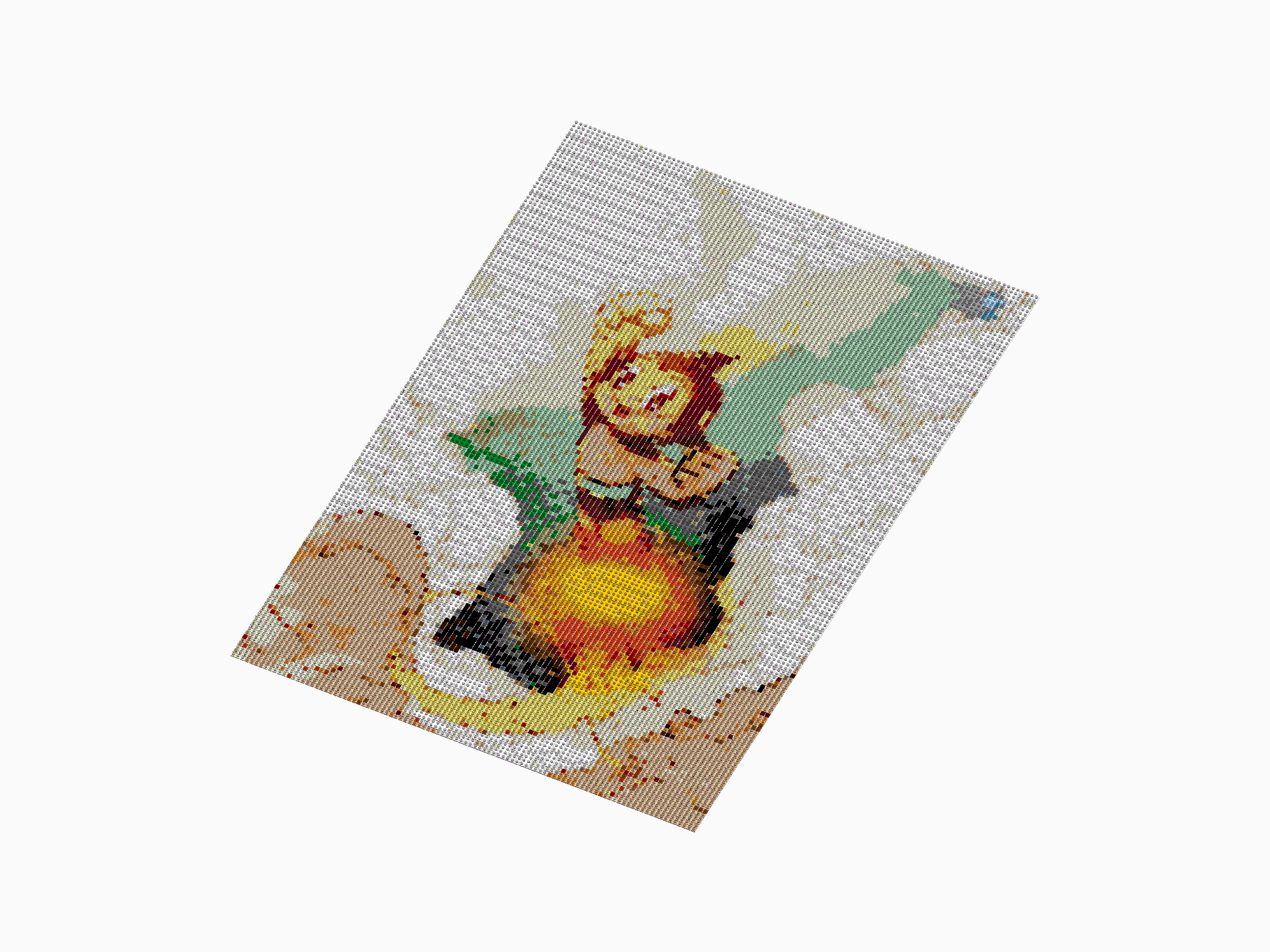 Custom Brick Mosaic