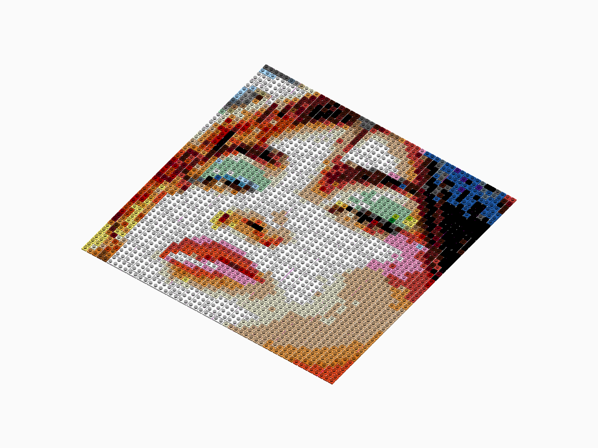 Custom Brick Mosaic