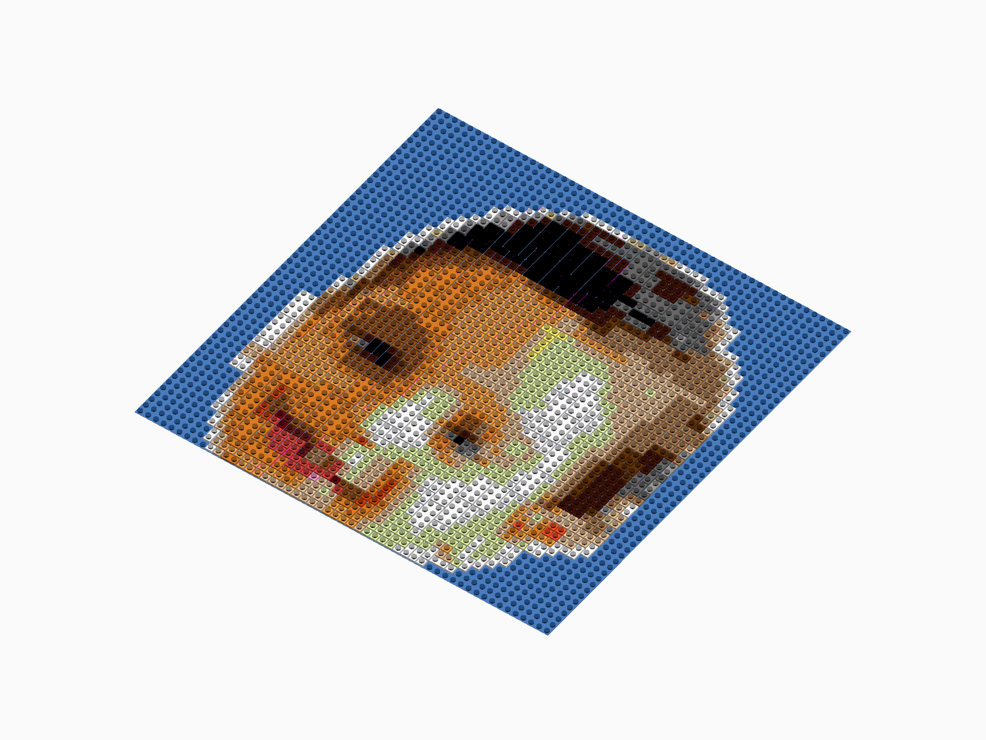Custom Brick Mosaic