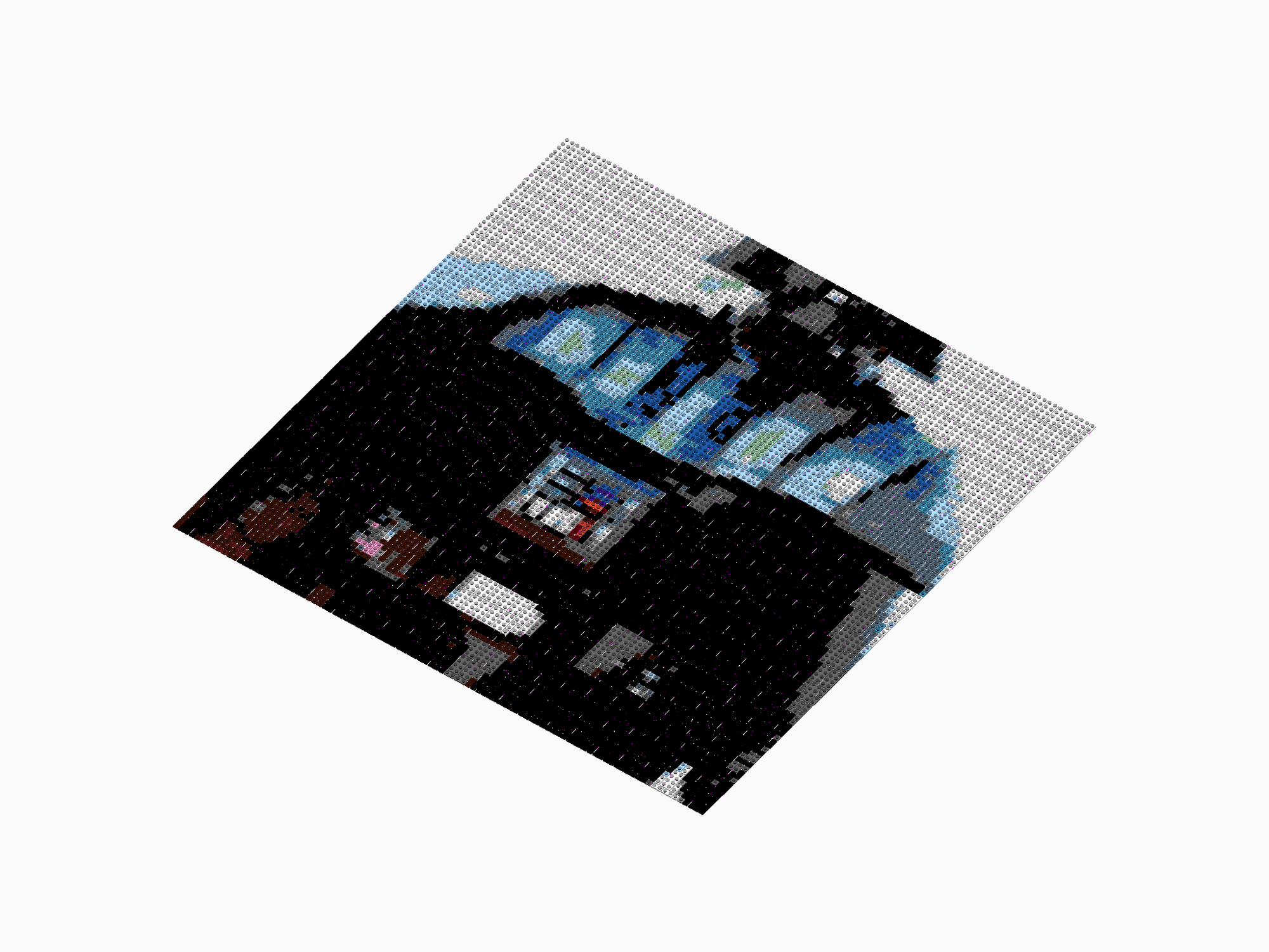 Custom Brick Mosaic