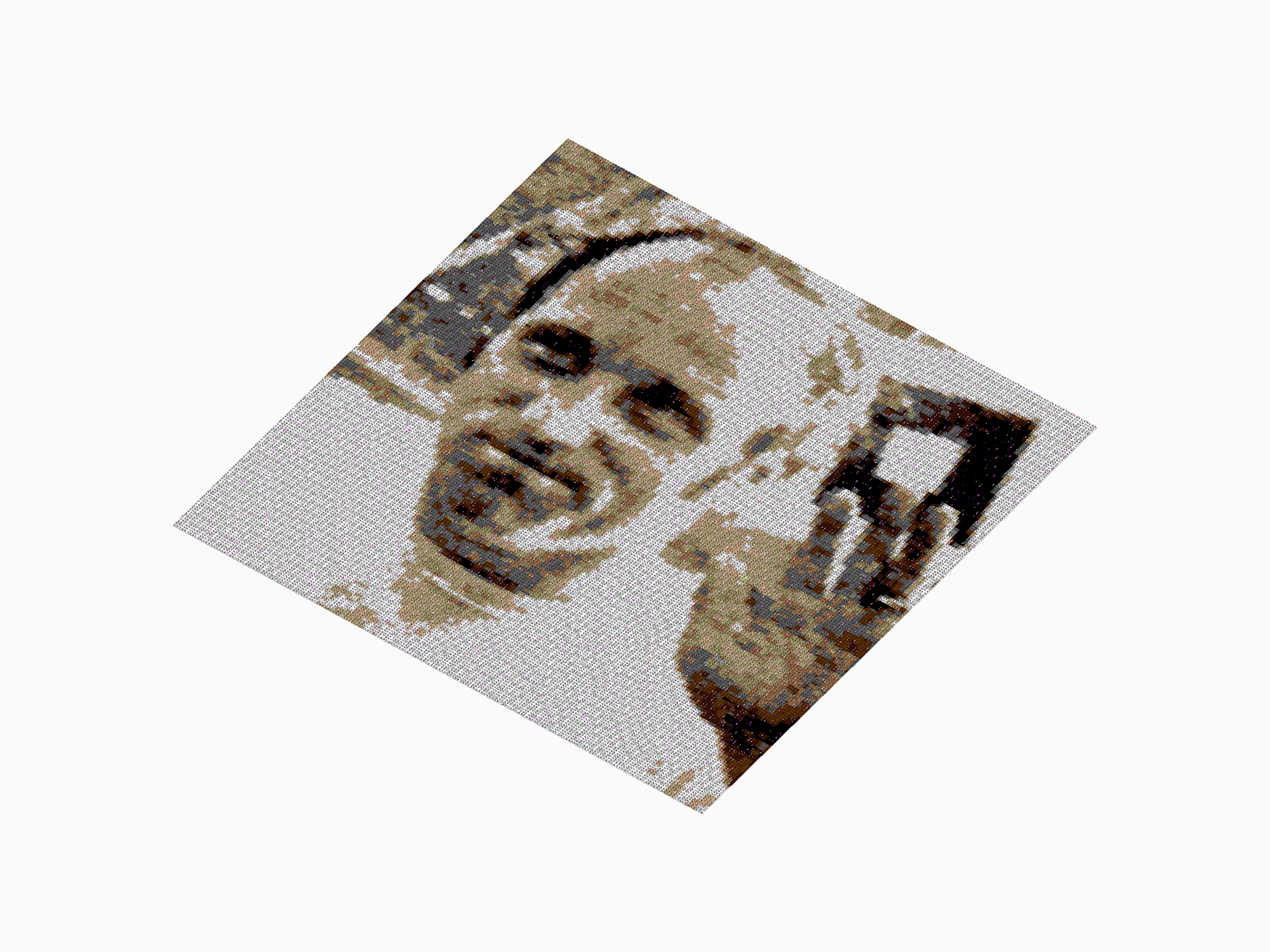 Custom Brick Mosaic