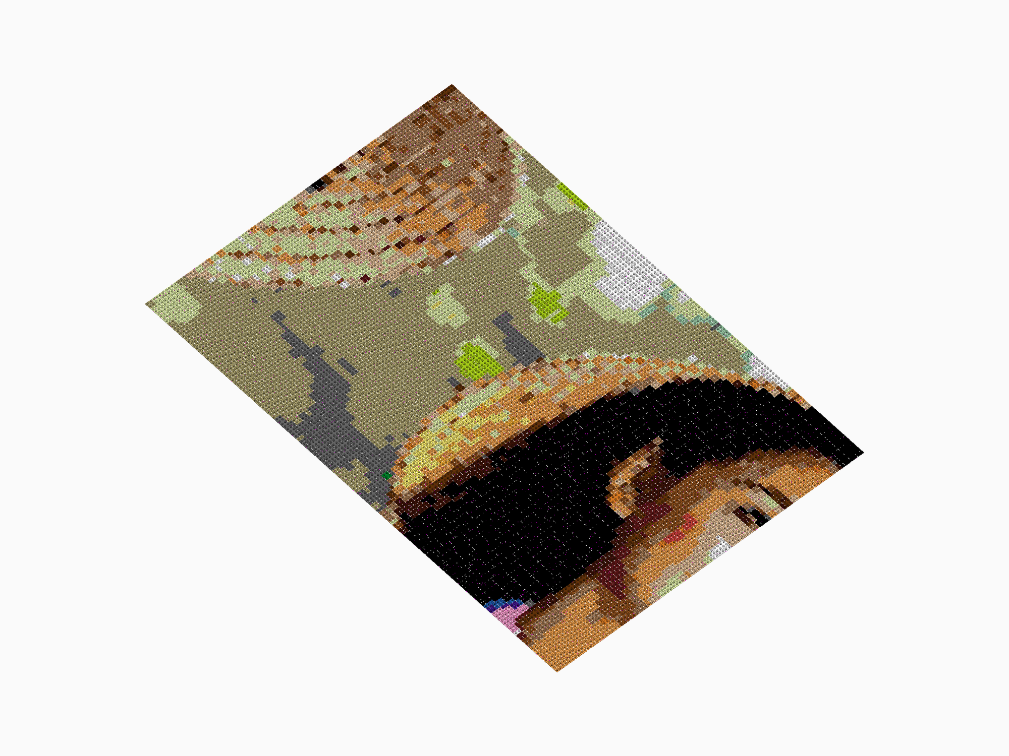 Custom Brick Mosaic